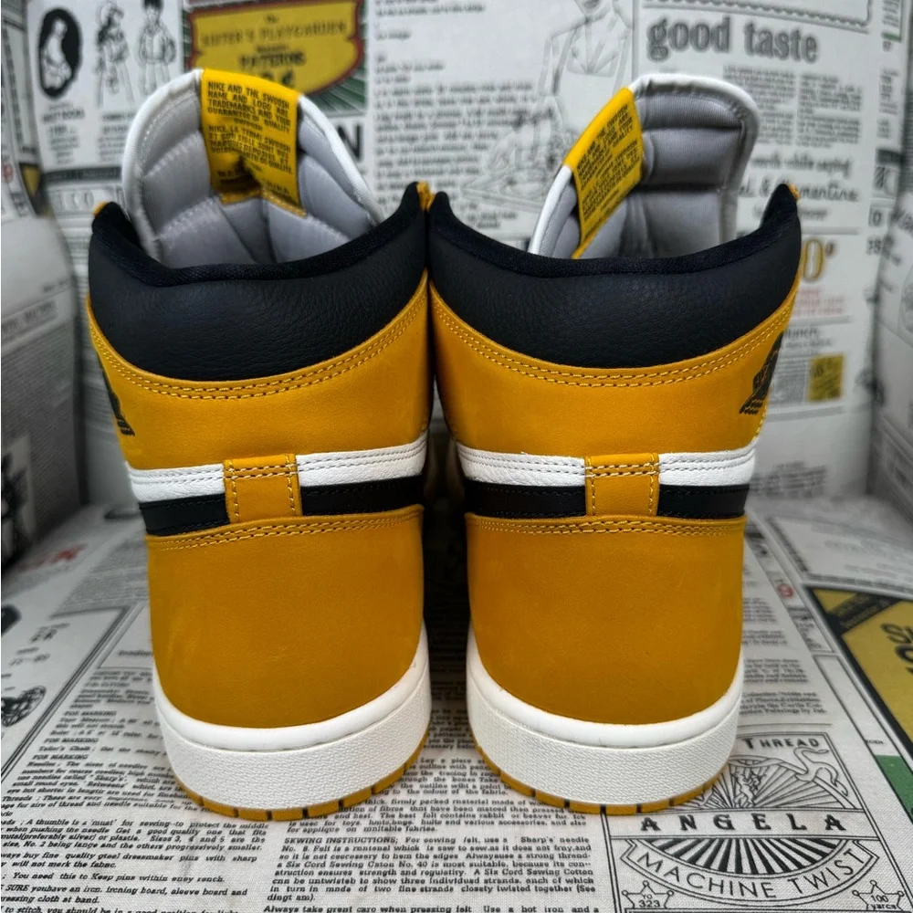 Nike Air Jordan 1 Retro High OG Yellow Ochre DZ5485-701 Men Size 11 No Box - Picture 6 of 11